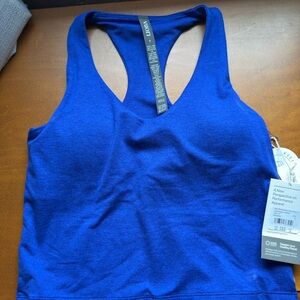 Vuori Blue Racerback Tank Top